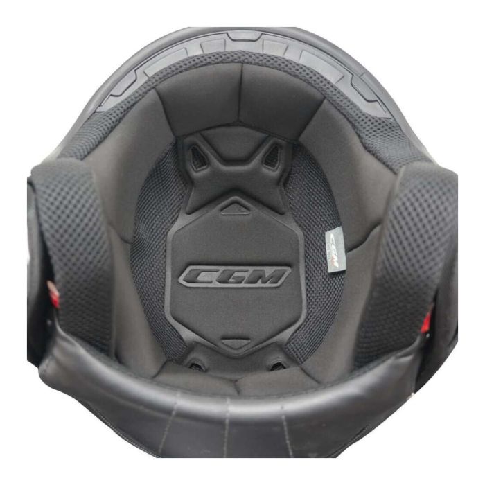 Casco Cgm 191a Pix Mono Visiera Sagomata Nero Opaco