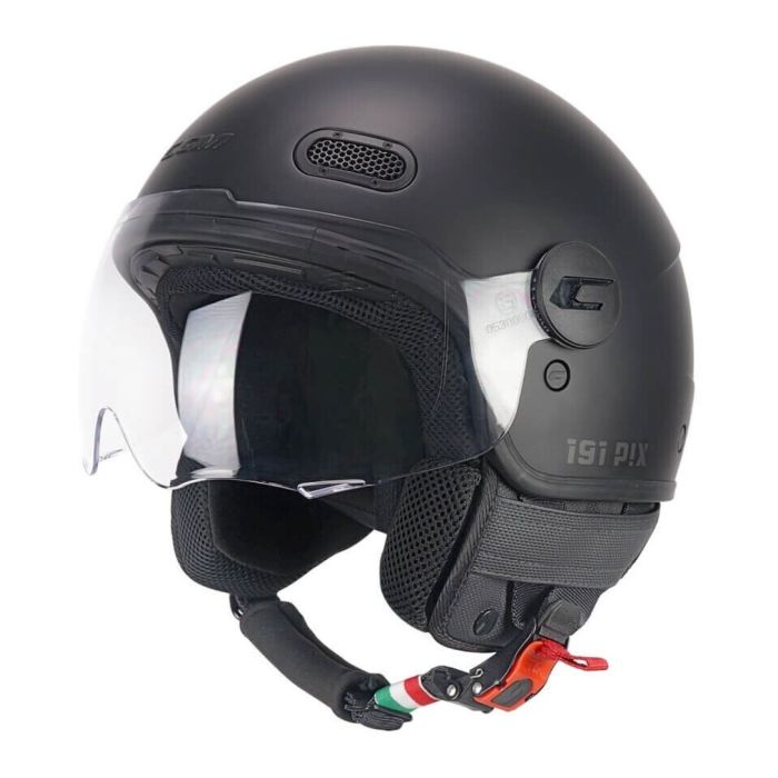 Casco Cgm 191a Pix Mono Visiera Sagomata Nero Opaco