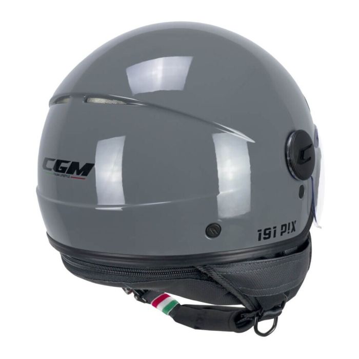 Casco Cgm 191a Pix Mono Visiera Sagomata Grigio