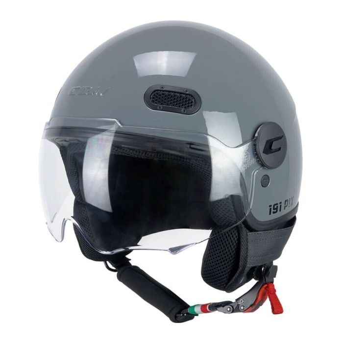 Casco Cgm 191a Pix Mono Visiera Sagomata Grigio