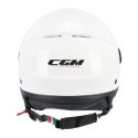 Casco Cgm 191a Pix Mono Visiera Sagomata Bianco
