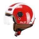 Casco Cgm 191g Pix Sprint Visiera Sagomata Rosso Bianco