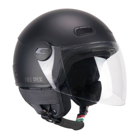 Casco Cgm 191a Pix Mono Visiera Lunga Nero Opaco