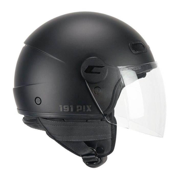 Casco Cgm 191a Pix Mono Visiera Lunga Nero Opaco