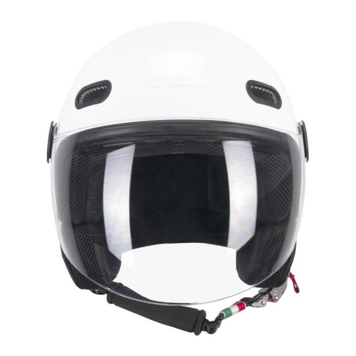 Casco Cgm 191a Pix Mono Visiera Lunga Bianco
