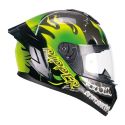 Casco Integrale Cgm 330r Riot Ripper Nero Verde Giallo Fl