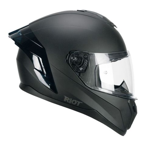 Casco Integrale Cgm 330a Riot Mono Nero Opaco