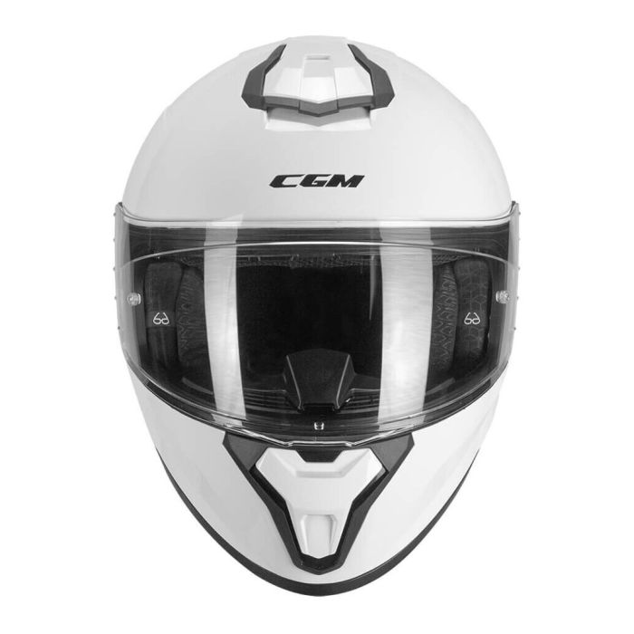 Casco Integrale Cgm 330a Riot Mono Bianco