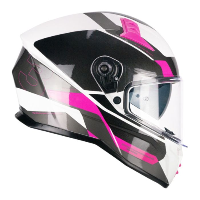 Casco Integrale Cgm 333g Onyx Sport Grigio Rosa Fluo