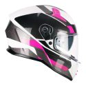Casco Integrale Cgm 333g Onyx Sport Grigio Rosa Fluo