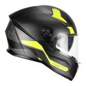 Casco Integrale Cgm 333g Onyx Sport Nero Giallo Fluo Opa
