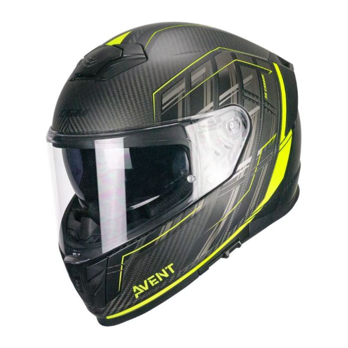 Casco Integrale Cgm 361g Avent Pro Sport Carbon Giallo Fluo O