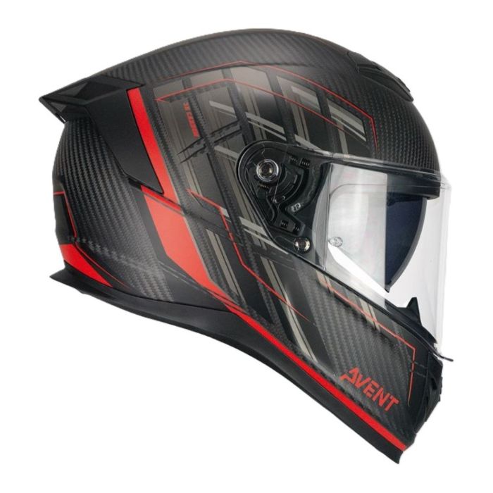 Casco Integrale Cgm 361g Avent Pro Sport Carbon Rosso Opaco