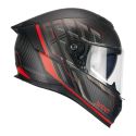 Casco Integrale Cgm 361g Avent Pro Sport Carbon Rosso Opaco