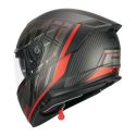 Casco Integrale Cgm 361g Avent Pro Sport Carbon Rosso Opaco