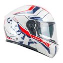 Casco Modulare Cgm 569g C-max City Blu Bianco Rosso