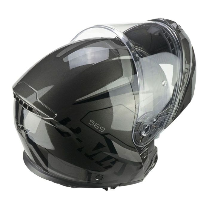 Casco Modulare Cgm 569g C-max City Grafite Nero