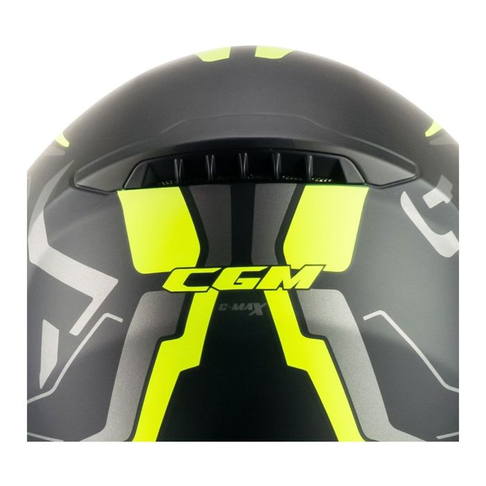 Casco Modulare Cgm 569g C-max City Nero Giallo Fluo Opa