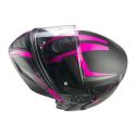 Casco Modulare Cgm 569g C-max City Nero Fucsia Fluo Opa