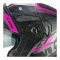 Casco Modulare Cgm 569g C-max City Nero Fucsia Fluo Opa