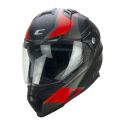 Casco Integrale Cgm 666g Twin Ranger Nero Rosso Opaco