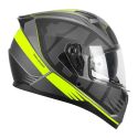 Casco Integrale Ska-p 3mhg Speeder Sport Nero Giallo Fluo Opa