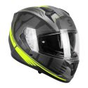 Casco Integrale Ska-p 3mhg Speeder Sport Nero Giallo Fluo Opa