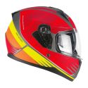 Casco Integrale Ska-p 3mhg Speeder Sport Rosso Giallo Opaco