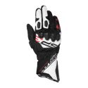 Guanti In Pelle Alpinestard Sp-3 Gloves Black White Red Fluo