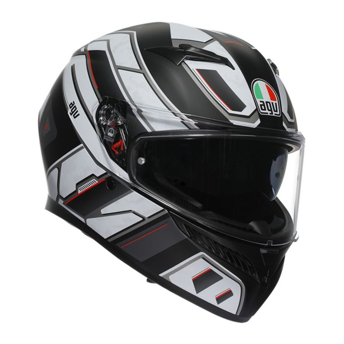 Casco Agv K3 E2206 Rivia Matt Black/white