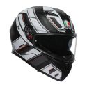 Casco Agv K3 E2206 Rivia Matt Black/white