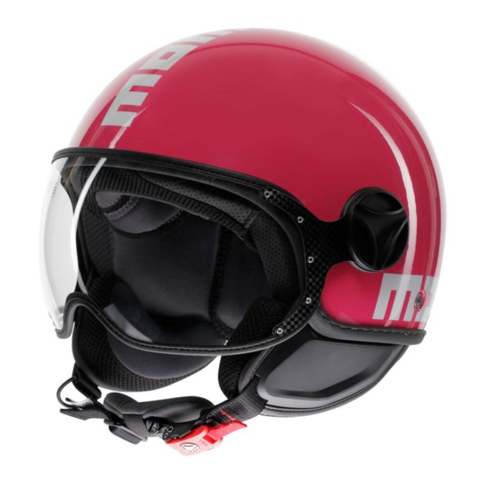 Casco Momo Fgtr Classic E2206 Candy Fucsia / White