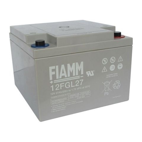 Batteria Al Piombo Fiamm 12 Fg L 27 27 Ah Long Life