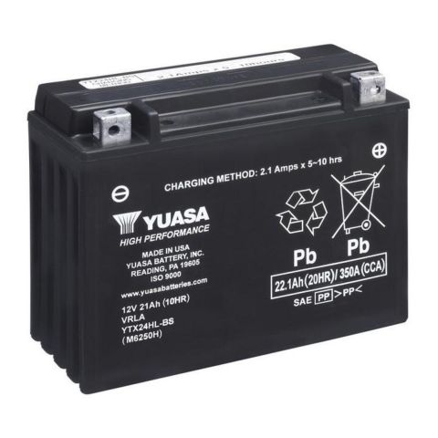 Batteria Yuasa Ytx24hl-bs 12v. / 21ah. - Pronta All'uso