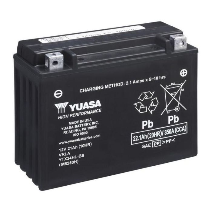 Batteria Yuasa Ytx24hl-bs 12v. / 21ah. - Pronta All'uso