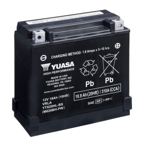 Batteria Yuasa Ytx20hl-bs-pw - Pronta All'uso.
