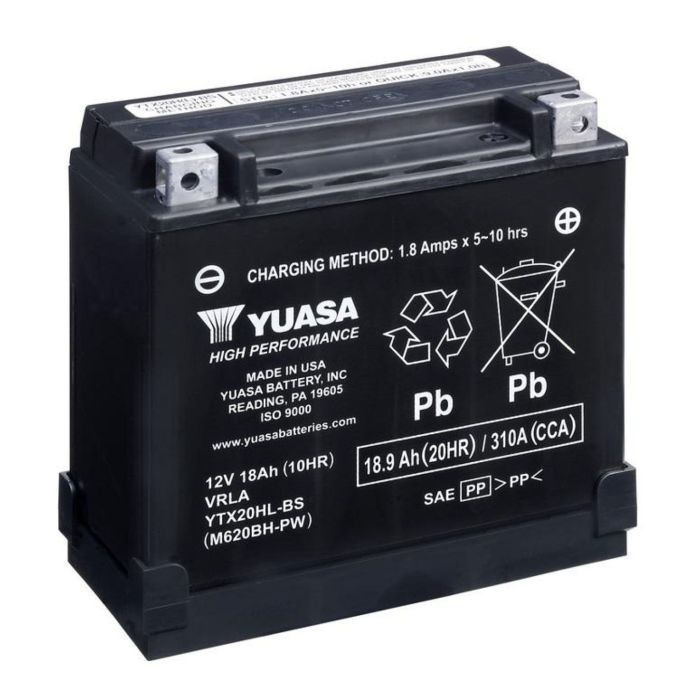 Batteria Yuasa Ytx20hl-bs-pw - Pronta All'uso.