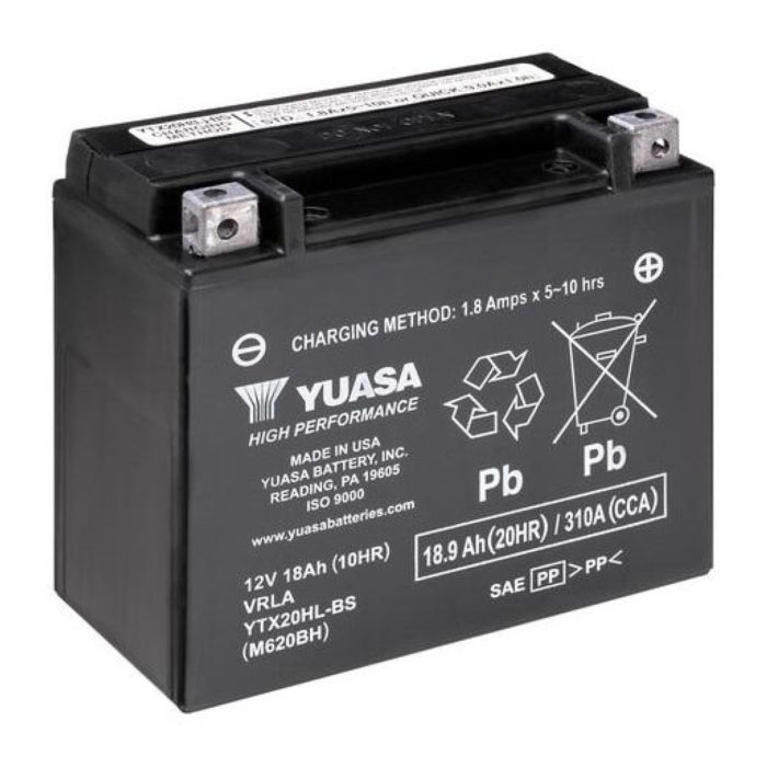 Batteria Yuasa Ytx20hl-bs 12v. - Pronta All'uso