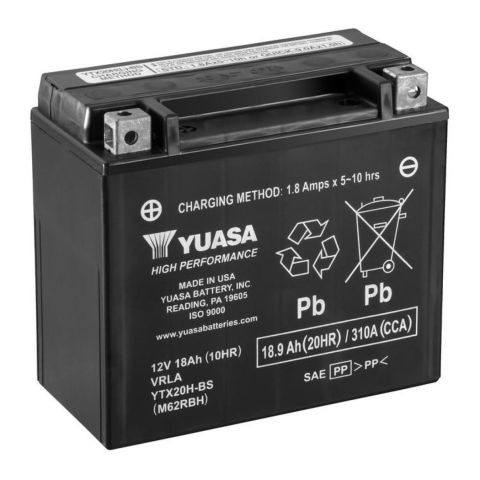 Batteria Yuasa Ytx20h-bs - Pronta All'uso
