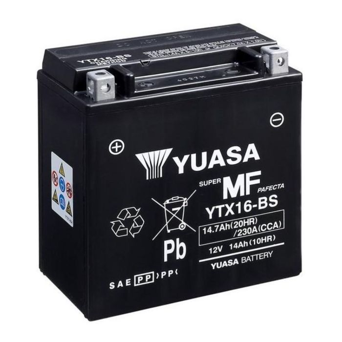 Batteria Yuasa Ytx16-bs - Pronta All'uso