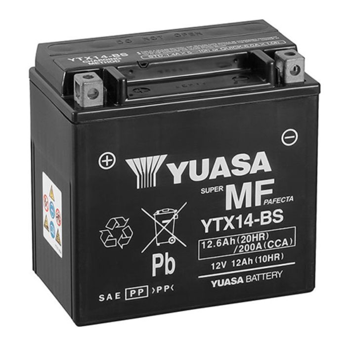 Batteria Yuasa Ytx14-bs - Pronta All'uso