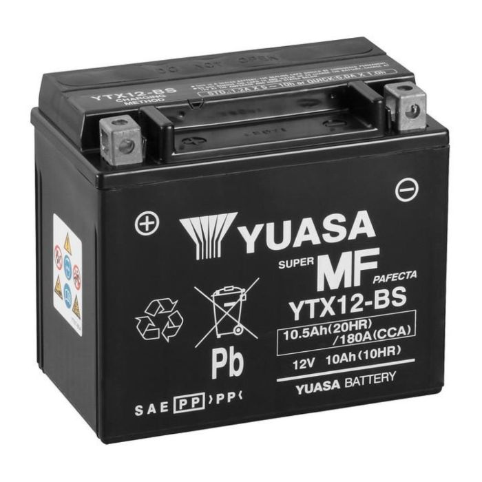 Batteria Yuasa Ytx12-bs - Pronta All'uso