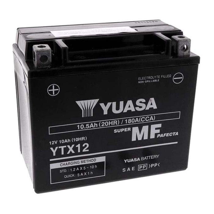 Batteria Yuasa Ytx12 Precaricata Sigillata - Pronta All'uso