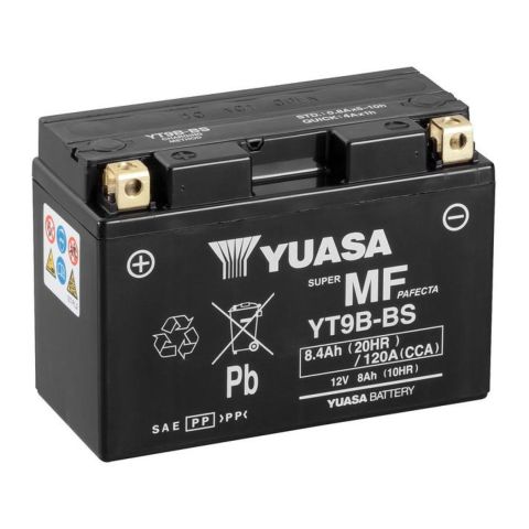 Batteria Yuasa Yt9b-bs Yt9b-4 Yt9b - Pronta All'uso