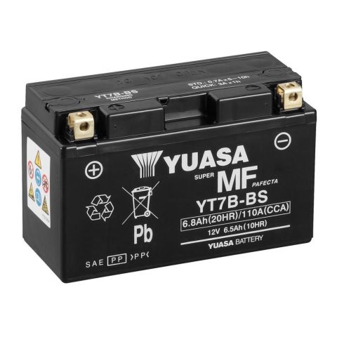 Batteria Yuasa Yt7b-bs O Yt7b-4 - Pronta All'uso