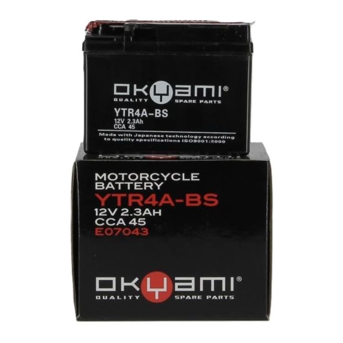 Batteria Okyami Ytr4a-bs - Pronta All'uso