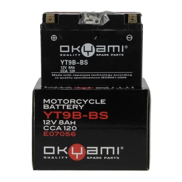 Batteria Okyami Yt9b-bs - Pronta All'uso