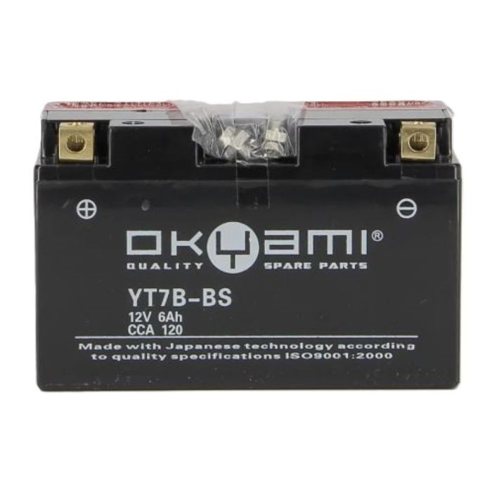 Batteria Okyami Yt7b-bs - Pronta All'uso