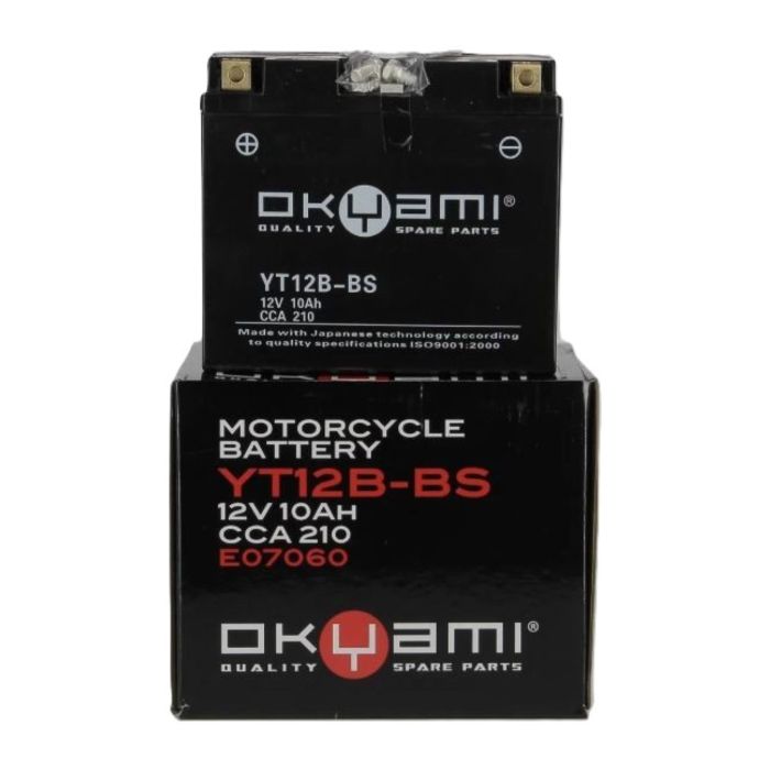 Batteria Okyami Yt12b-bs - Pronta All'uso