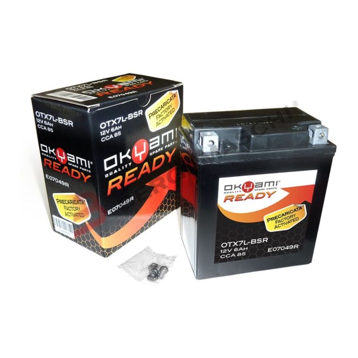 Batteria Okyami Ready Otx7l-bsr Precaricata Sigillata - Pronta All'uso